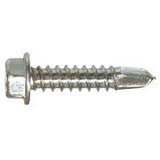 HILLMAN 47213 No. 10 x 0.75 in. Zinc-Coated Hex Washer Head Self-Drilling Screw 196162